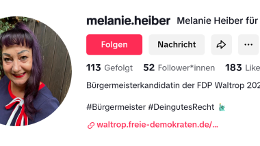 Melanie Heiber auf TikTok